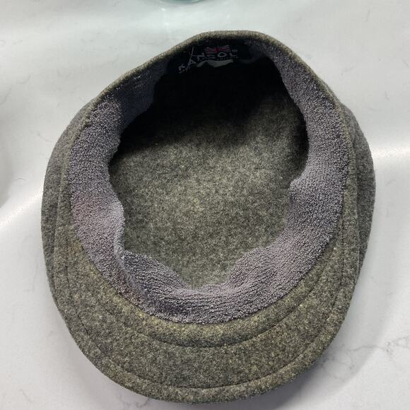 Vintage Kangol Peaky Blinders Style Flat Cap Made in Great Britain Wool Grey - Picture 5 of 10